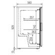 Minibar cu usa cu geam 116Lt - Coreco