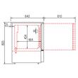 Mini frigider cu usa din sticla dubla 125Lt - Coreco
