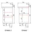 Masa neutra pentru expresor mod. 60  - Coreco