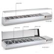 Vitrina rece ingrediente 5 GN 1/4 - Coreco