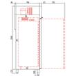 Dulap frigorific cu o usa 645 Lt - Coreco