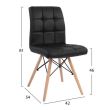 Scaun din piele Rosa