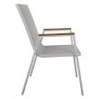 Scaun aluminiu cu manere