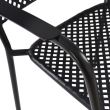 Scaun metalic cu maner Easy Black