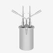 Dozator sosuri pentru gogoşi, cornuri, produse de patiserie, 4.5L, dublu, KD-019 DBL Kalando