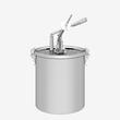 Dozator sosuri, cu ac de umplere, 10L, KD-020-10 Kalando
