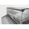 Masa preparare pizza cu blat granit+vitrina refrigerata, capacitate 399 Lt - Coreco