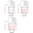 Masa preparare pizza cu blat granit+vitrina refrigerata, capacitate 562 Lt - Coreco