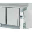 Masa frigorifica refrigerare 4 usi seria 600 cu rebord Snack Coreco