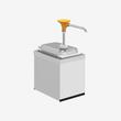 Dispenser sosuri din inox, 1.9L, KDS-003, Kalando