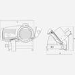 Feliator electric inclinat RL300 cu lamă de 300 mm - negru - Berkel