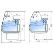 Vitrina frigorifica CVED-8, 752 Lt - Coreco