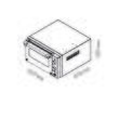 Cuptor electric 1 pizza de 35 cm, o tava 35x40 cm GAM SUN M