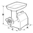 Masina profesionala de tocat carne TL 12E - Berkel