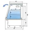 Vitrina frigorifica Vision 151.5 cm - Coreco