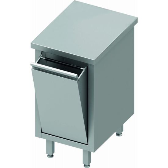 Dulap din inox cu usa rabatabila