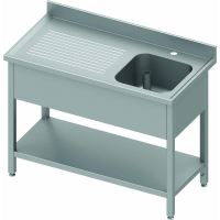 Chiuvetă profesională din inox cu etajera - Gama 700