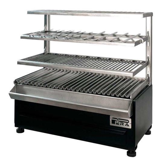 Gratar profesional barbeque pe carbuni ESP-80 Complet