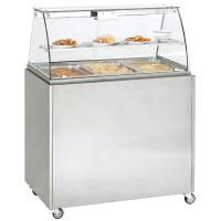 Suport din inox cu roti pentru masa calda BMV 3