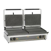 Contact grill dublu din fonta cu timer Roller Grill