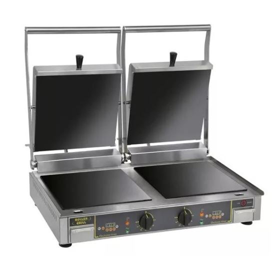 Gratar electric dublu cu plita ceramica Roller Grill