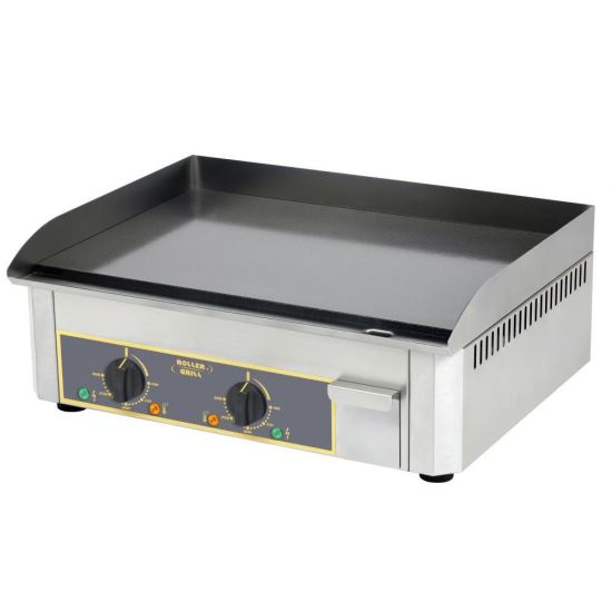 Gratar electric cu plita acoperita cu email Roller Grill