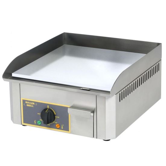 Gratar profesional pe gaz cu plita cromata Roller Grill