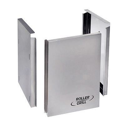 Set 3 laterale din inox pentru suportul de gratar CHPS 600 - Roller Grill