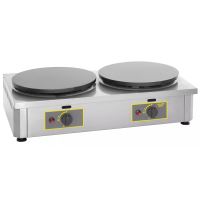 Crepiera pe gaz profesionala dubla Ø350 mm - Roller Grill