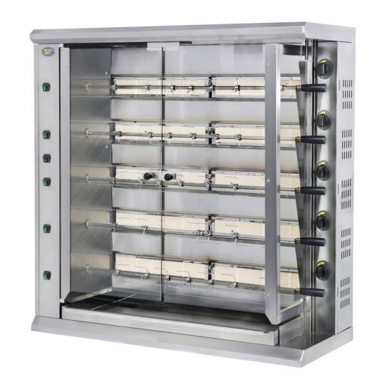 Rotisor pe gaz cu 5 tepuse - Roller Grill