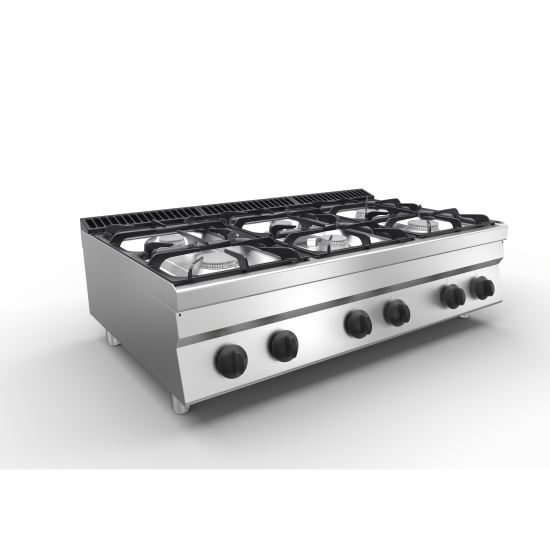 Aragaz de banc cu 6 focuri 35 kW - ProXe70