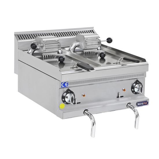 Friteuza electrica de banc 2x8 litri - Mayapaz