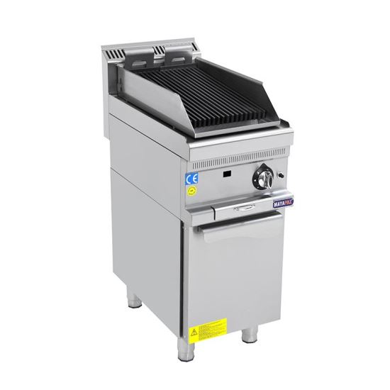 Gratar pe gaz cu vapori de apa 400x630x850 mm - Mayapaz