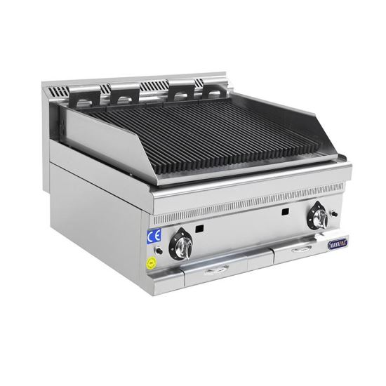Gratar pe gaz cu vapori de apa 600x630x270 mm - Mayapaz