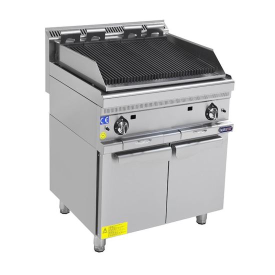 Gratar pe gaz cu vapori de apa 600x630x850 mm - Mayapaz
