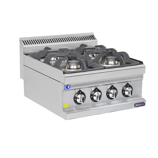 Aragaz de banc cu 4 focuri 22 kW - Mayapaz
