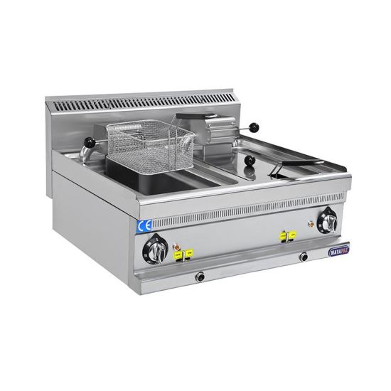 Friteuza electrica de banc 12+12 Lt - Mayapaz