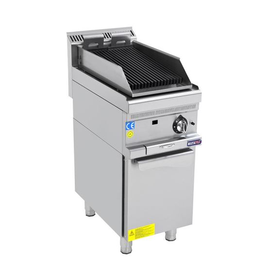 Gratar pe gaz cu vapori de apa 400x700x850 mm - Mayapaz