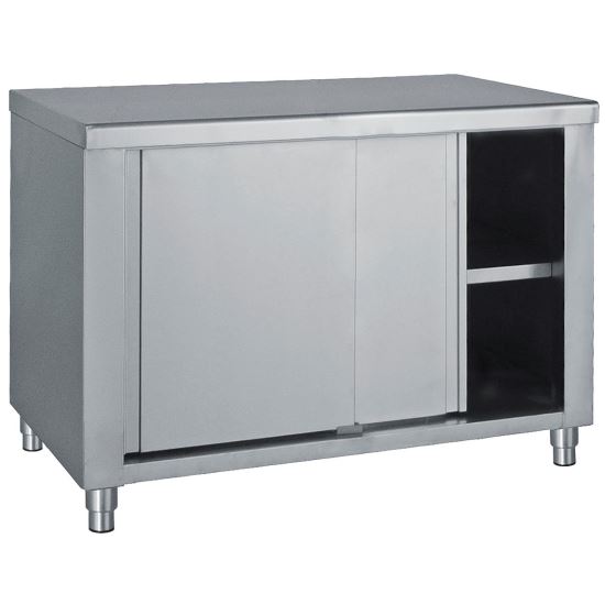 Masa tip dulap cu 2 usi glisante 100x70x85 - Bambas Frost