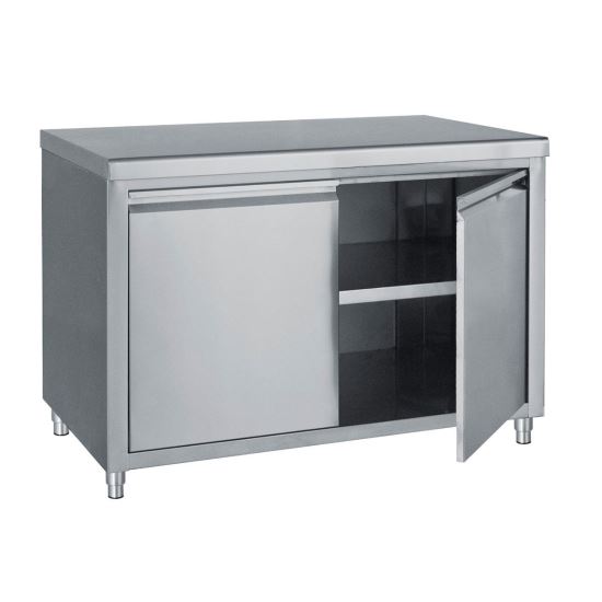 Masa tip dulap cu 2 usi 120x70x85 - Bambas Frost