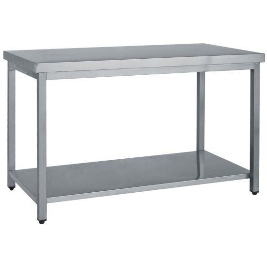 Masa neutra din inox cu polita inferioara 700 mm - Bambas Frost