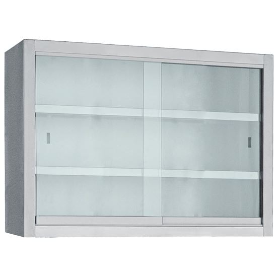 Dulap suspendat din inox cu usi glisante din sticla - Bambas Frost