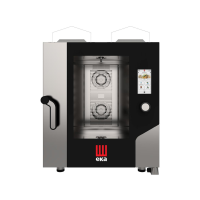 Cuptor convectie pe gaz cu 6 tavi Touchscreen - Tecnoeka