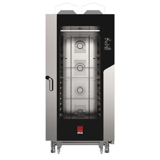 Cuptor convectie pe gaz cu 16 tavi Black Mask - Tecnoeka