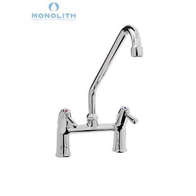 Baterie profesionala cu doua intrari, cu robineti tip maneta - Monolith