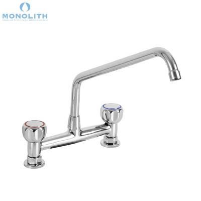 Baterie profesionala cu doua intrari, cu robineti rotunzi - Monolith