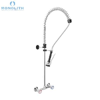 Dus prespalare basic cu robineti si prindere de perete - Monolith