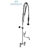 Dus prespalare Aqua Stop cu 2 robineti si prindere pe spalator - Monolith