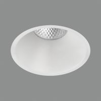 Spot fix LED incastrat Kidal, 8cm, alb, rotund, IP20 - ACB Iluminacion