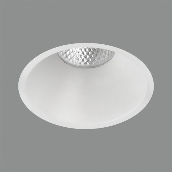 Spot fix LED incastrat Kidal, 8cm, alb, rotund, IP20 - ACB Iluminacion